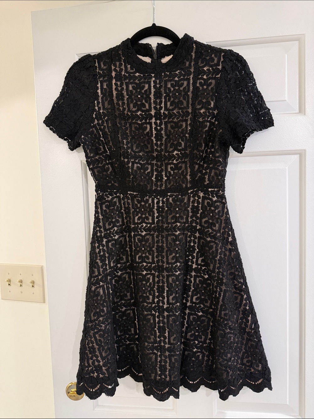 Black lace dress